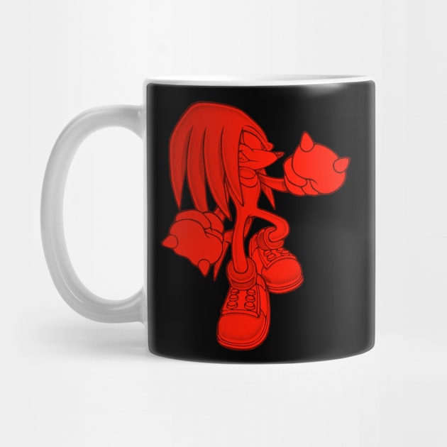 Knuckles - Red and Black by A10theHero